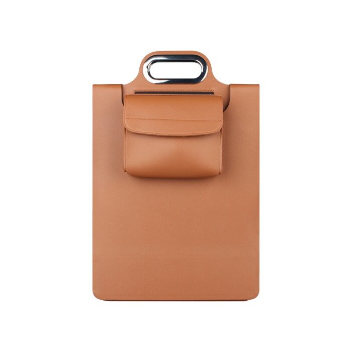 Dual charging laptop bag compatible with headphones and mobile phones