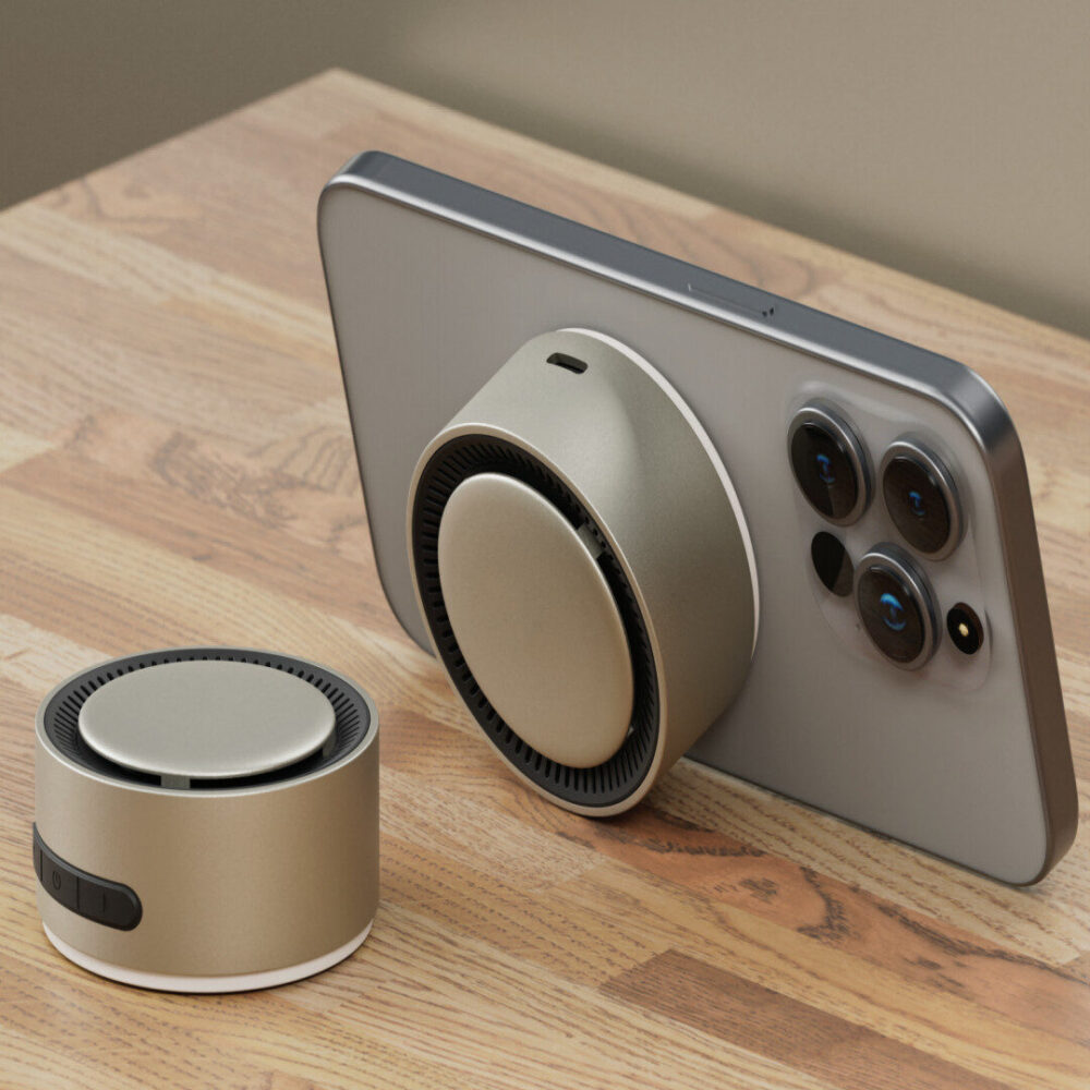 TWS wireless speaker with 15W wireless charging