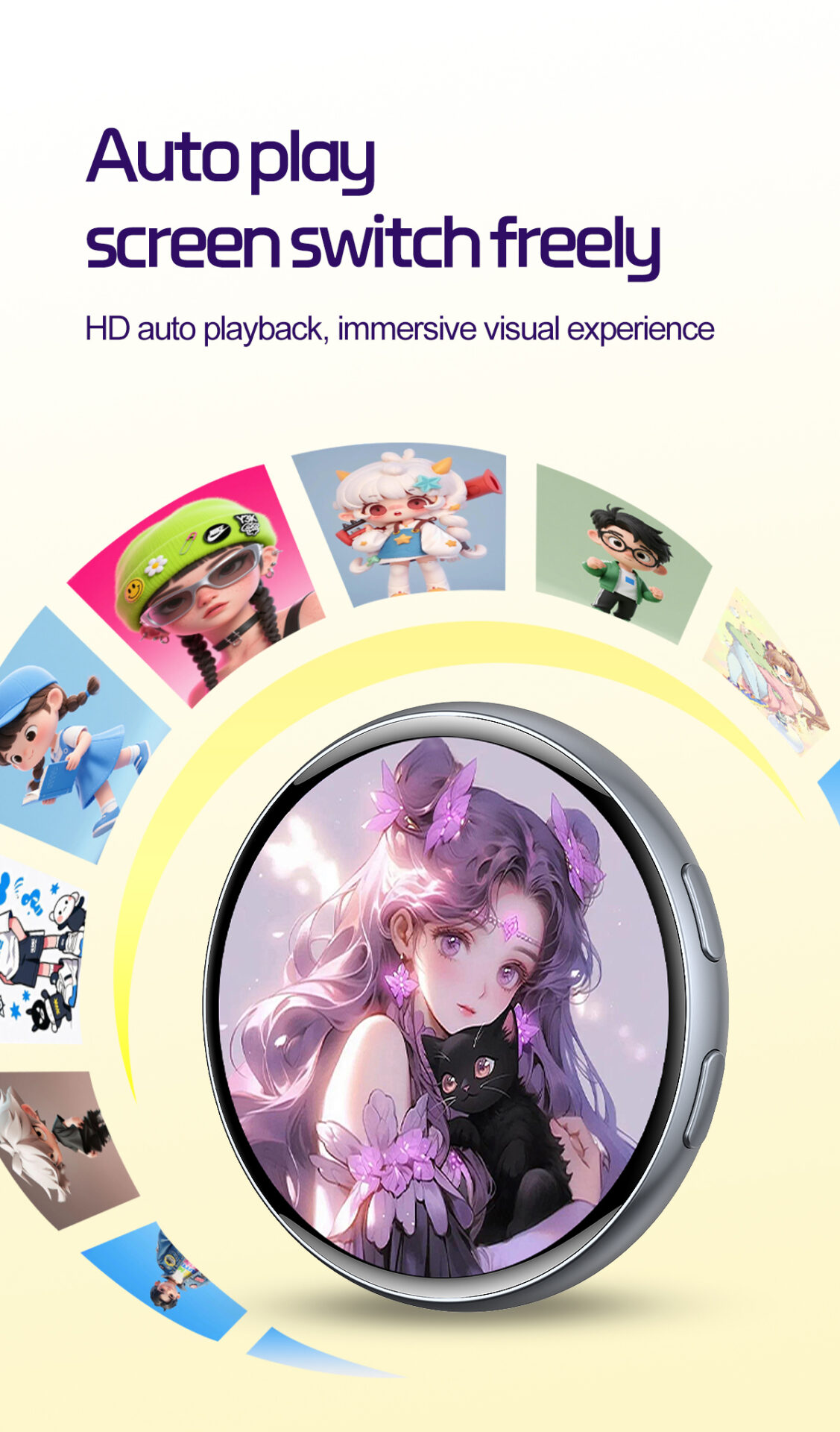 Custom Rechargeable Bluetooth Sound Badge Glowing Lapel Pin for Cosplay Anime - Image 15