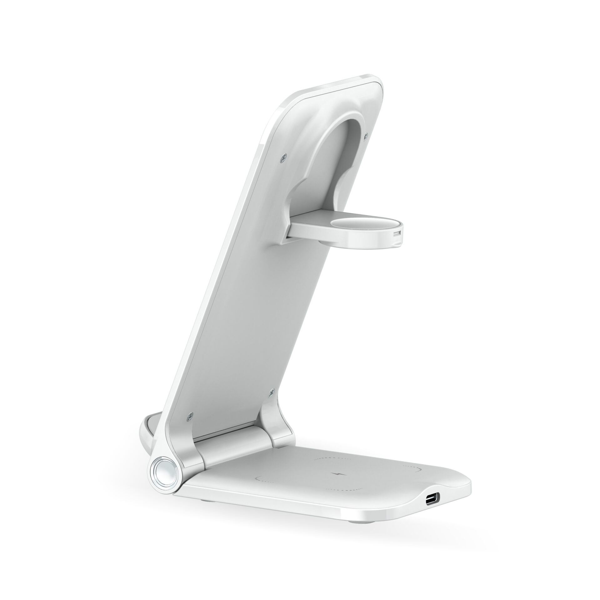 Foldable QI Wireless Charging Station 3 in 1 Multi Device Charger for Apple Devices - Image 3