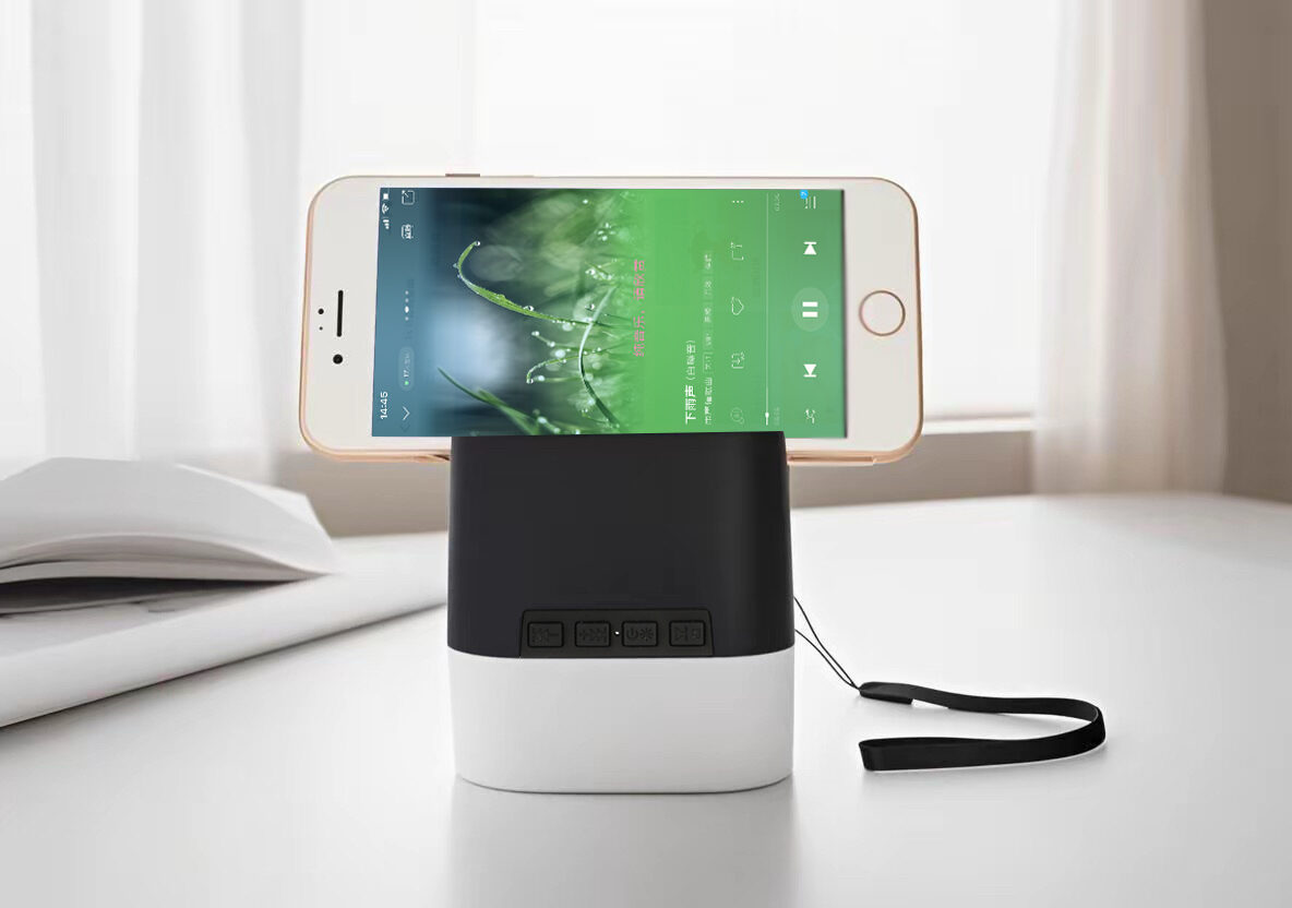 Mini Portable Bluetooth Speaker With Phone Holder - Image 2