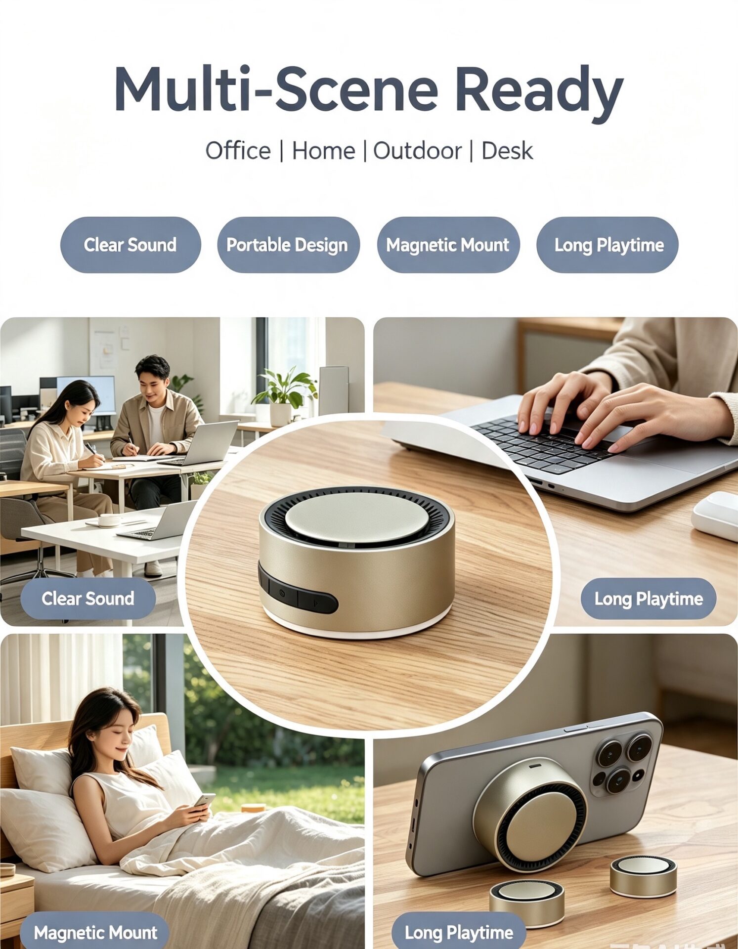 Magsafe wireless charging bluetooth speaker - Image 3