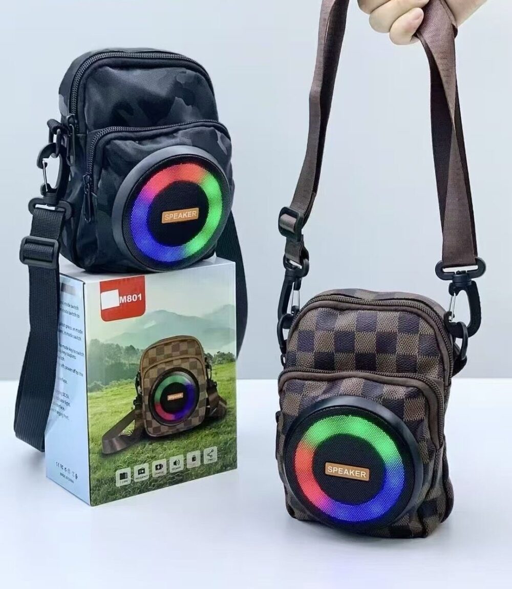 Backpack Bluetooth Speaker with RGB Colorful Lights