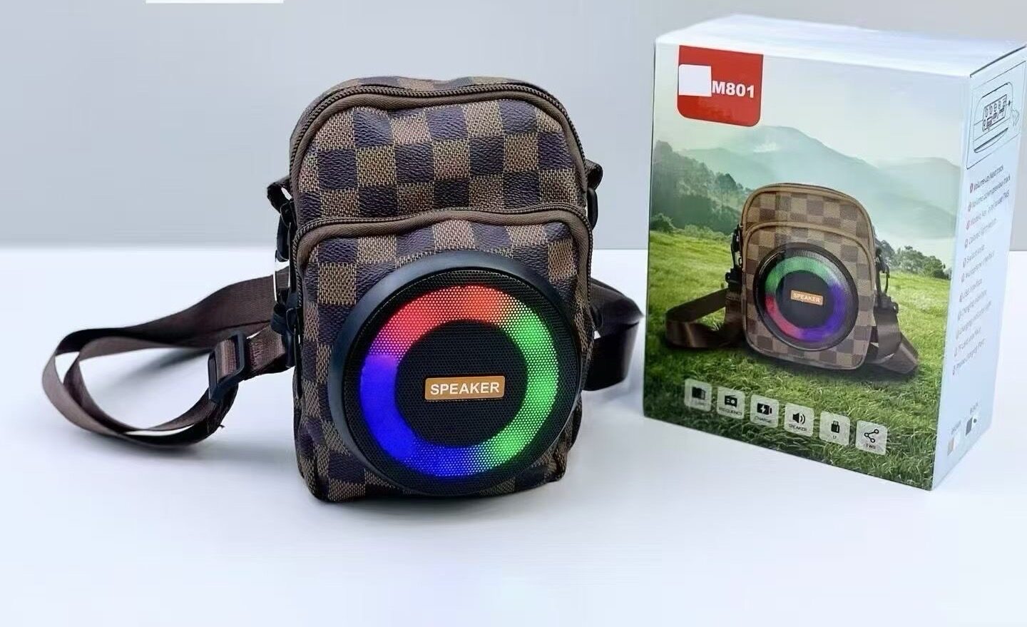 Backpack Bluetooth Speaker with RGB Colorful Lights - Image 5