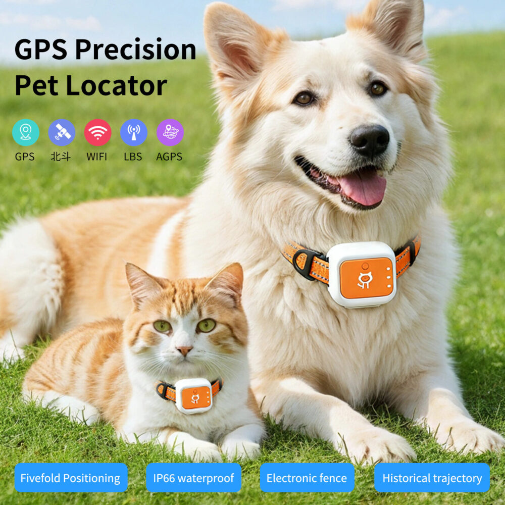 Waterproof Anti-Lost GPS Pet Locator for Dogs & Cats