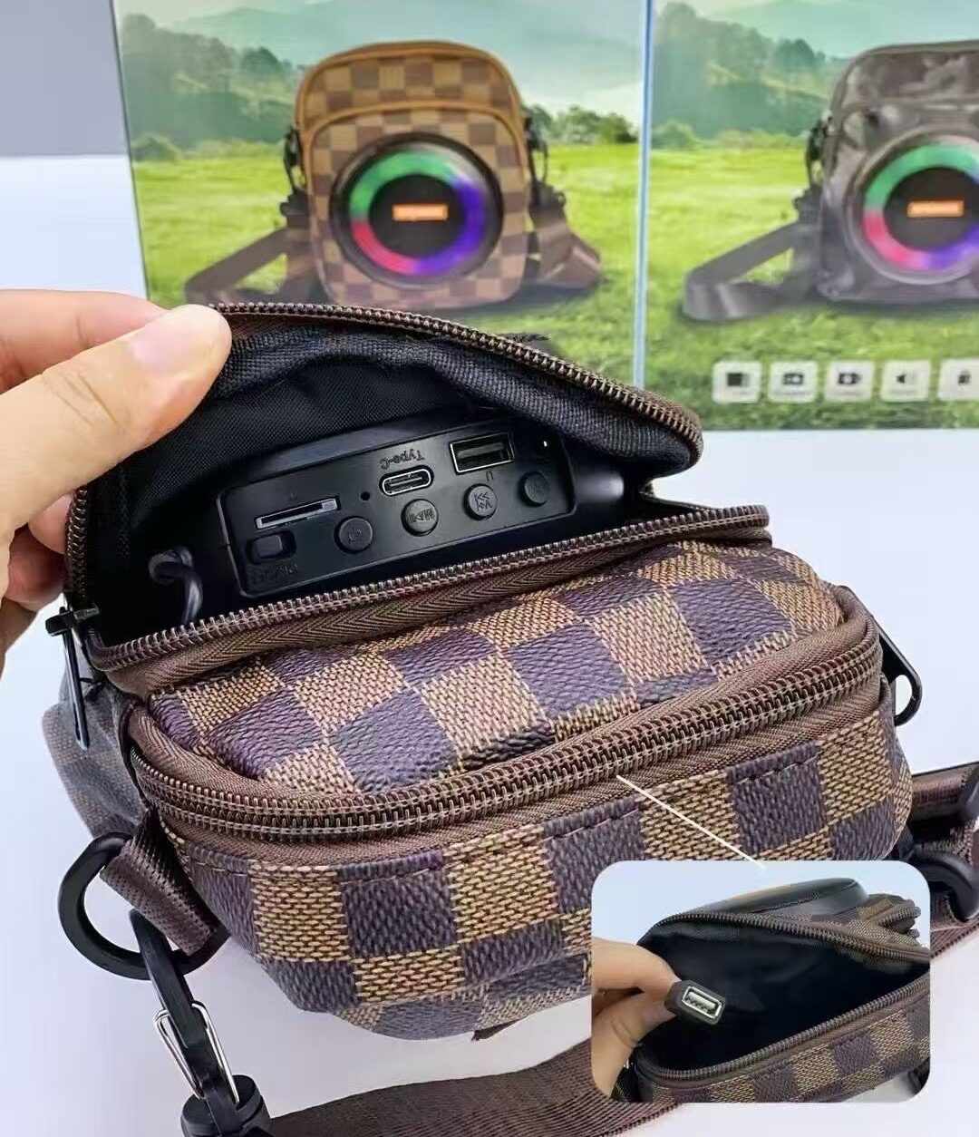 Backpack Bluetooth Speaker with RGB Colorful Lights - Image 6