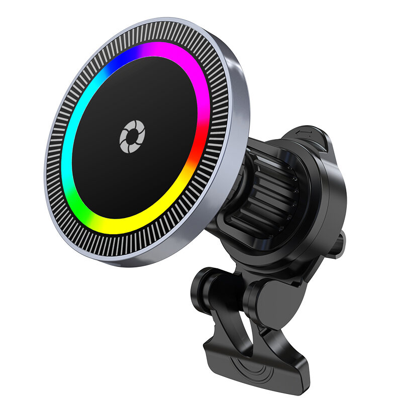 Magnetic Wireless Car Charger Clip Mount Air Vent Phone Holder