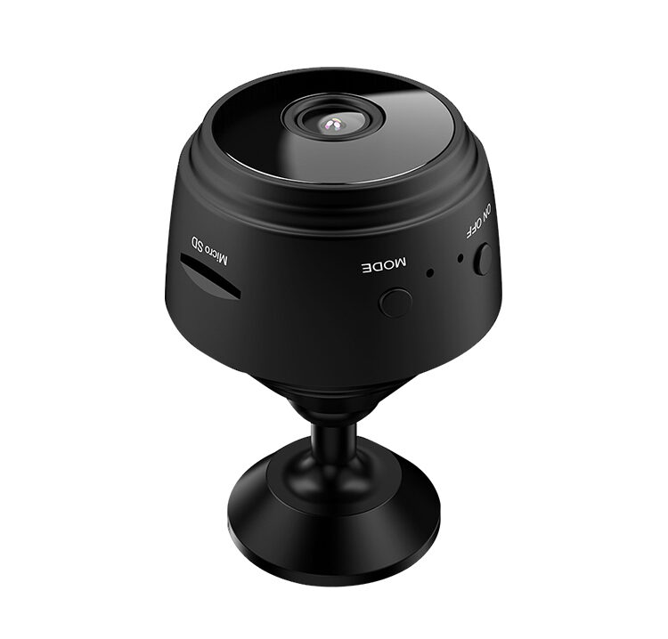 Hidden WiFi Mini Camera Magnetic Mount Wireless Security Cam 1080P Night Vision Remote Access Nanny Surveillance Camera TF Card Storage