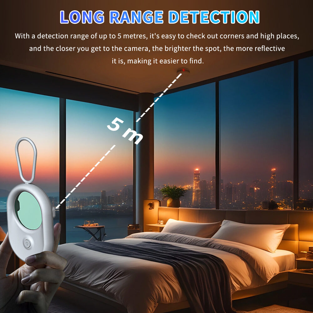 Mini Anti Spy Camera Detector for Hotel Travel Privacy Protection