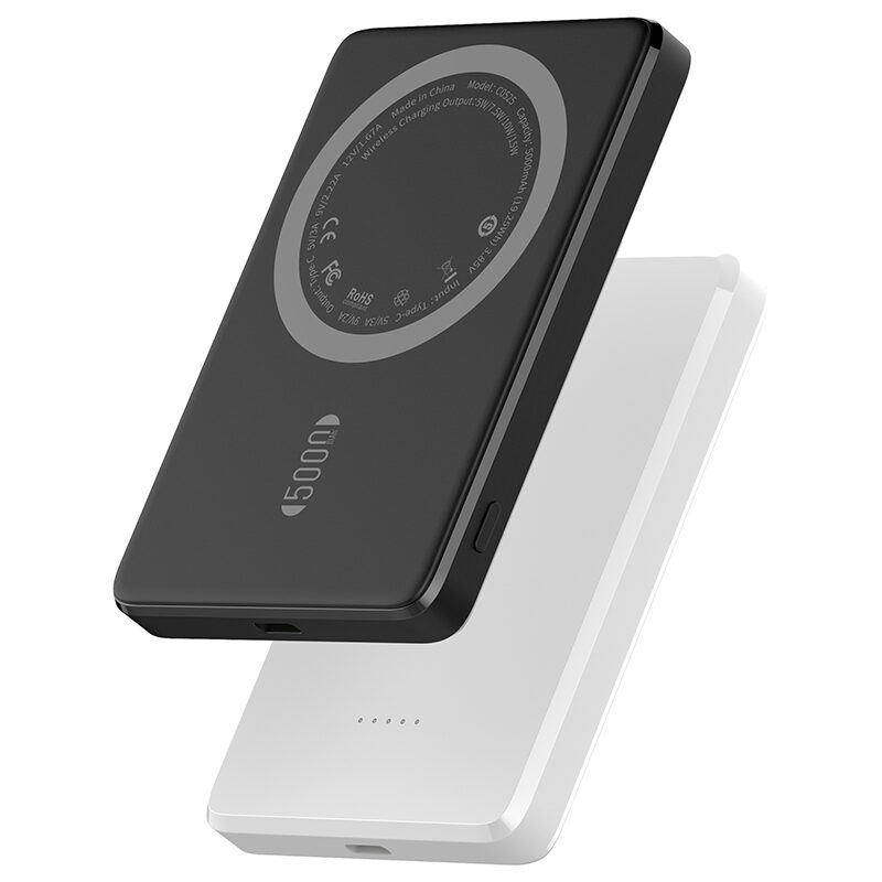 5000mAh Magnetic Wireless Power Bank | 15W Wireless PD20W Fast Charging Portable Magnet Charger