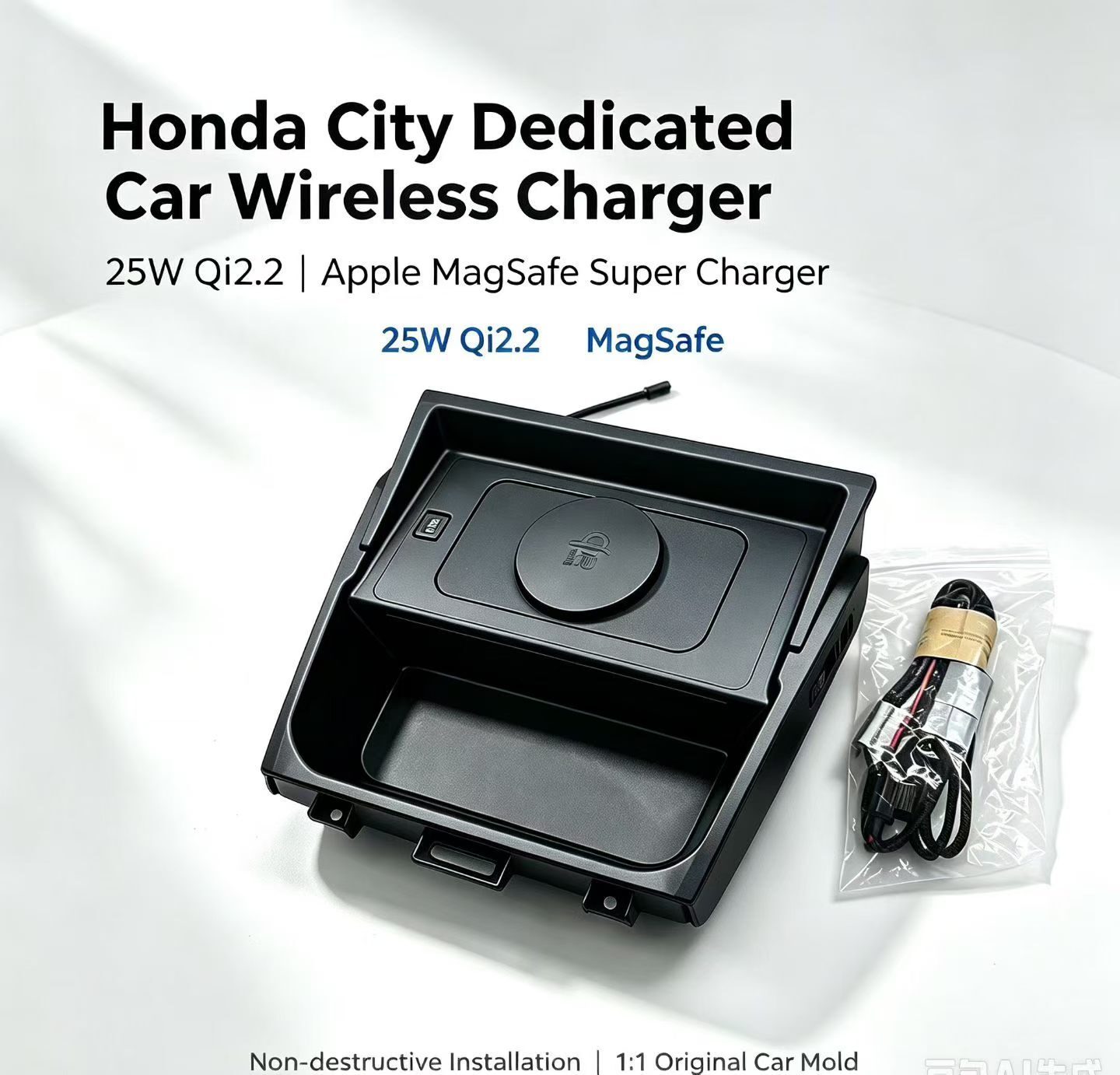 Factory OEM ODM Car Specific Wireless Charger | 1:1 Original Interior Retrofit Wireless Charging Pad for Aftermarket Vehicles - Image 2
