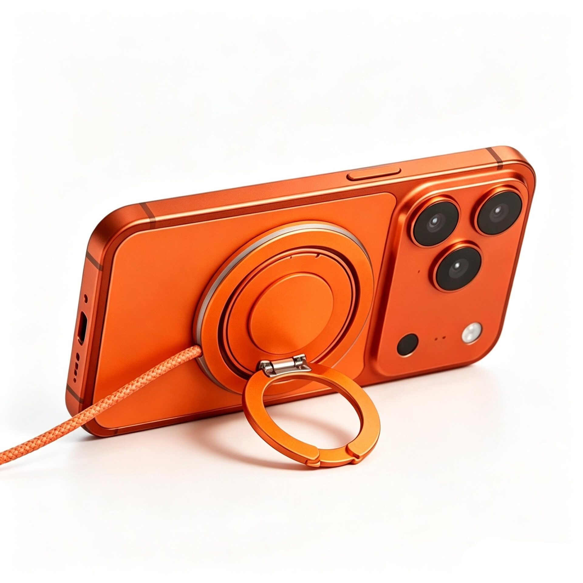 Foldable Stand Magnetic Wireless Charging Cable | Nylon Braided Type-C magsafe for iPhone - Image 3