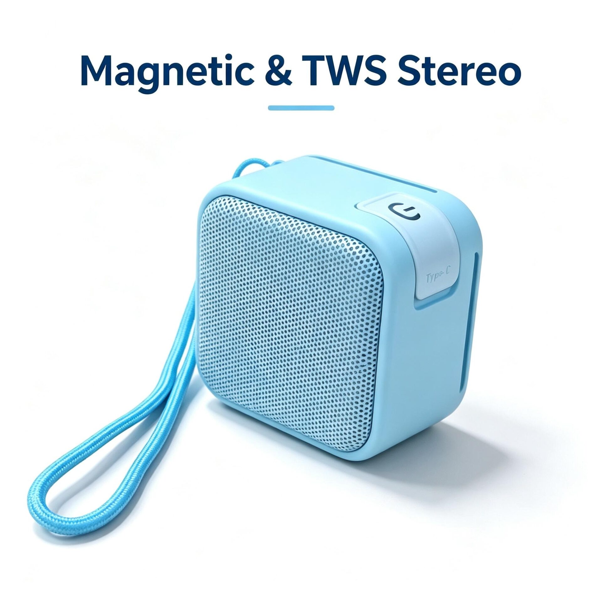 Exclusive Magnetic Bluetooth Speaker IP65 Waterproof | TWS, Phone Stand, White Noise, 8-10H Playback, Patented - Image 3