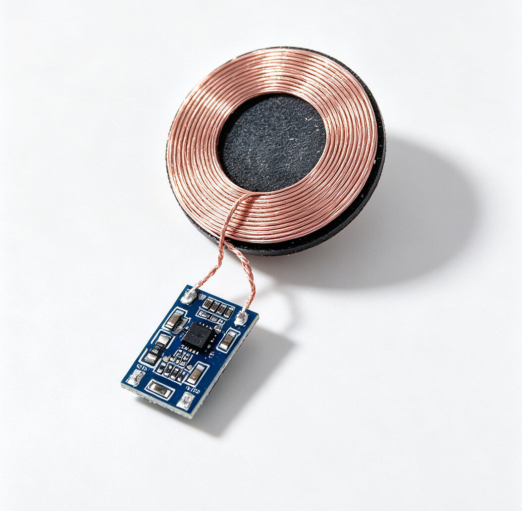 Embedded Wireless Charging Receiver Board 5V1A | 1.3mm Thin 28mm Coil 15x10mm PCB Qi Charging Module - Image 3