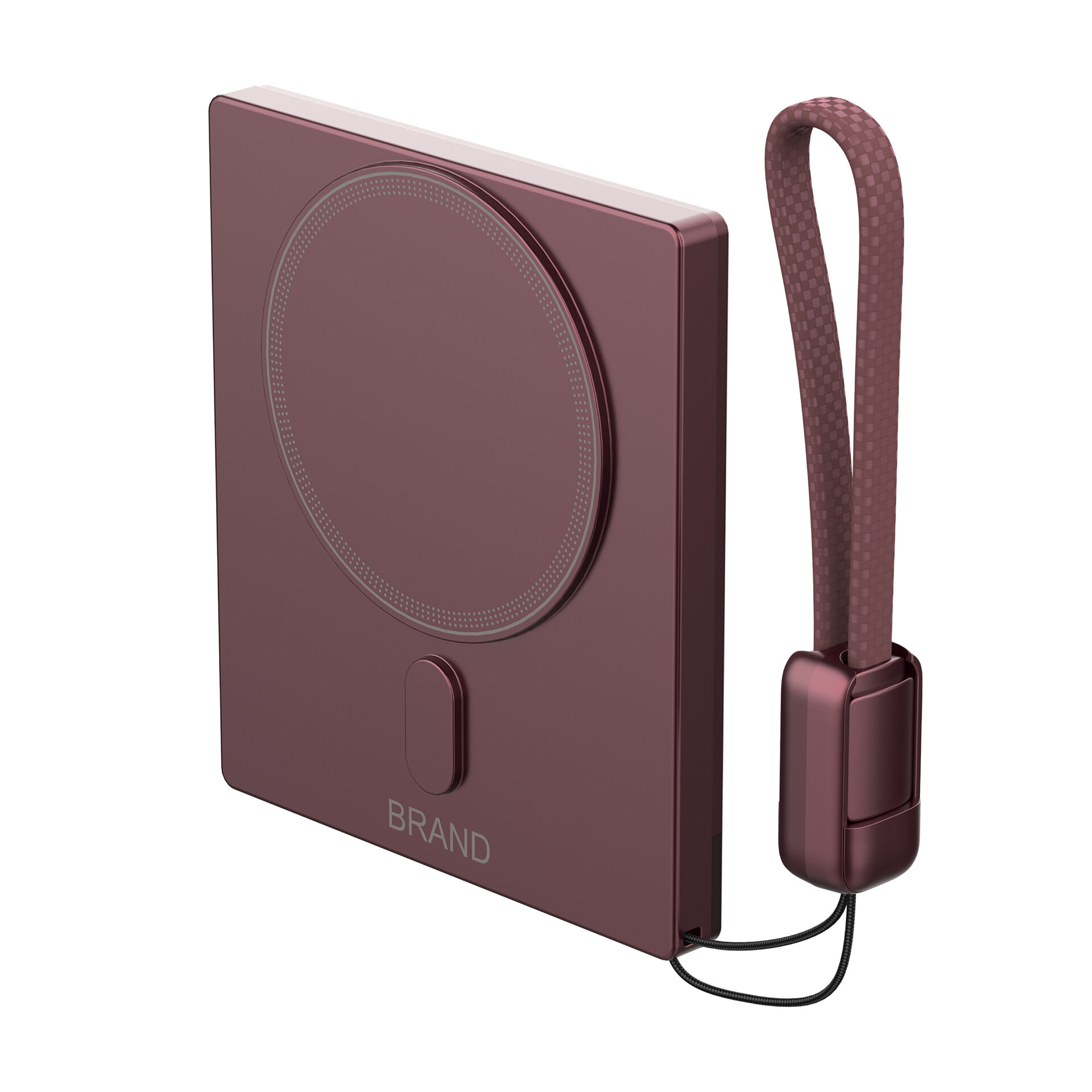5000mAh Magsafe Wireless charging Power Bank for iPhone Duo Foldable Phone with stand&Lanyard - Image 4