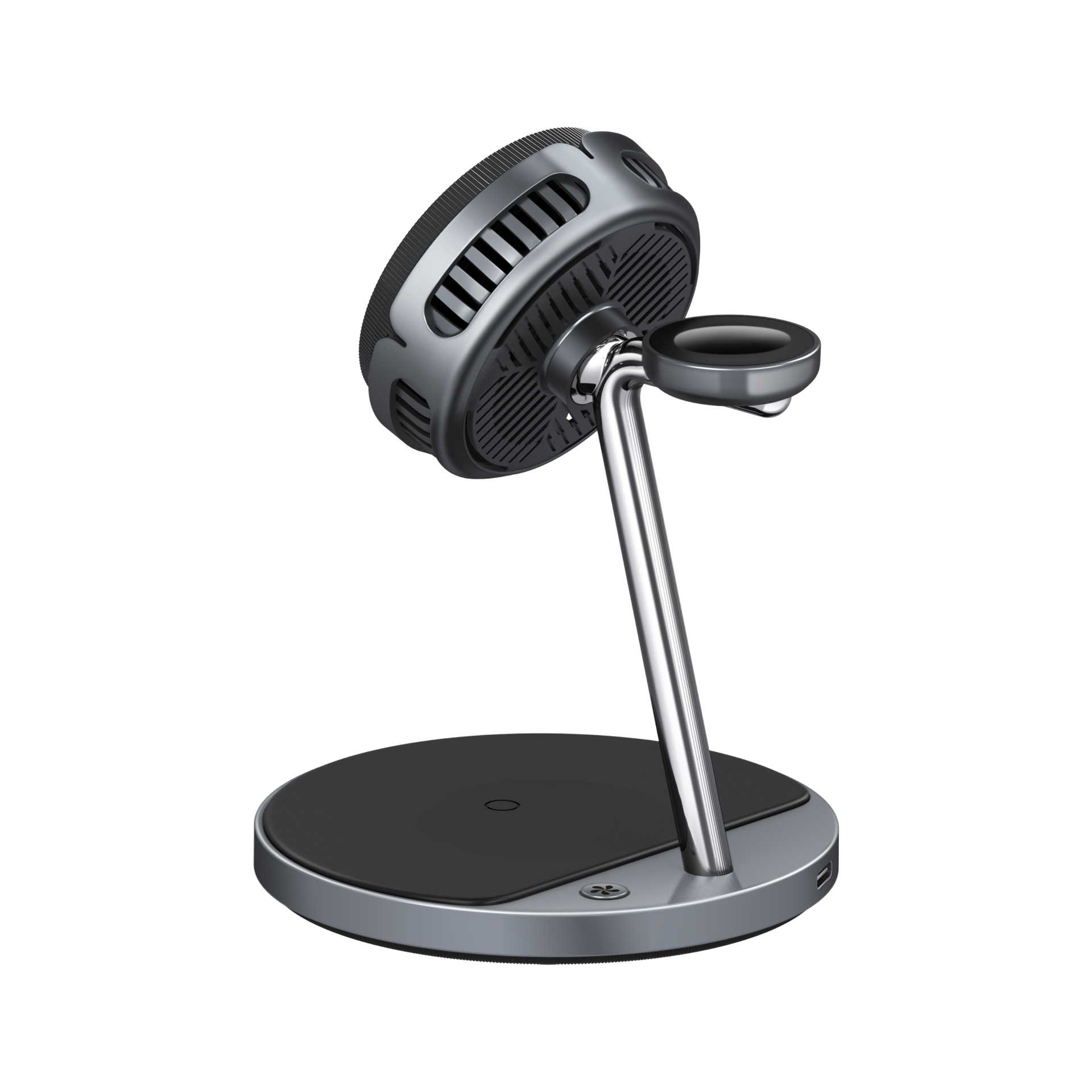 Qi2 Certified 25W 4-in-1 Magnetic Wireless Charger with Cooling Fan - Image 2