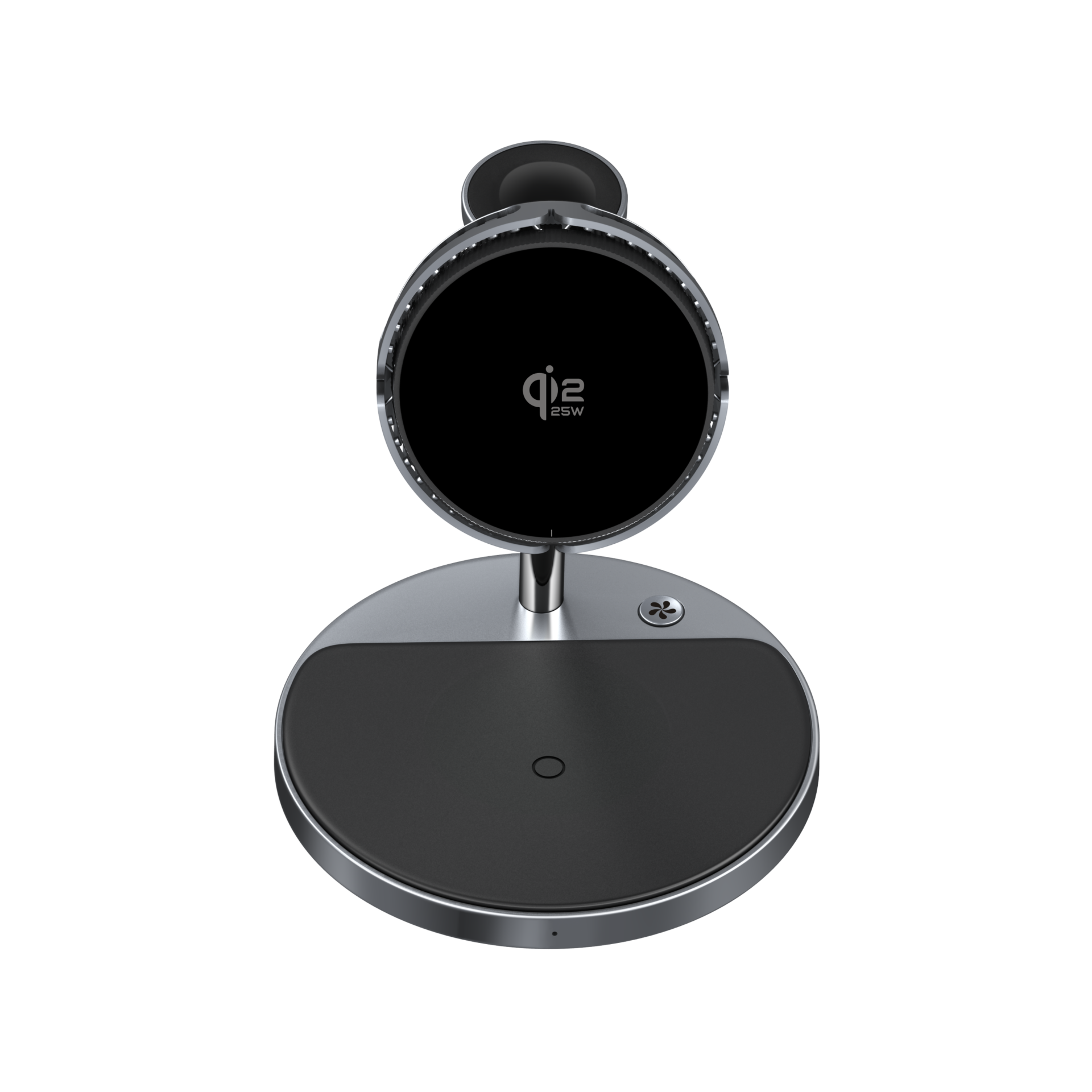 Qi2 Certified 25W 4-in-1 Magnetic Wireless Charger with Cooling Fan - Image 3