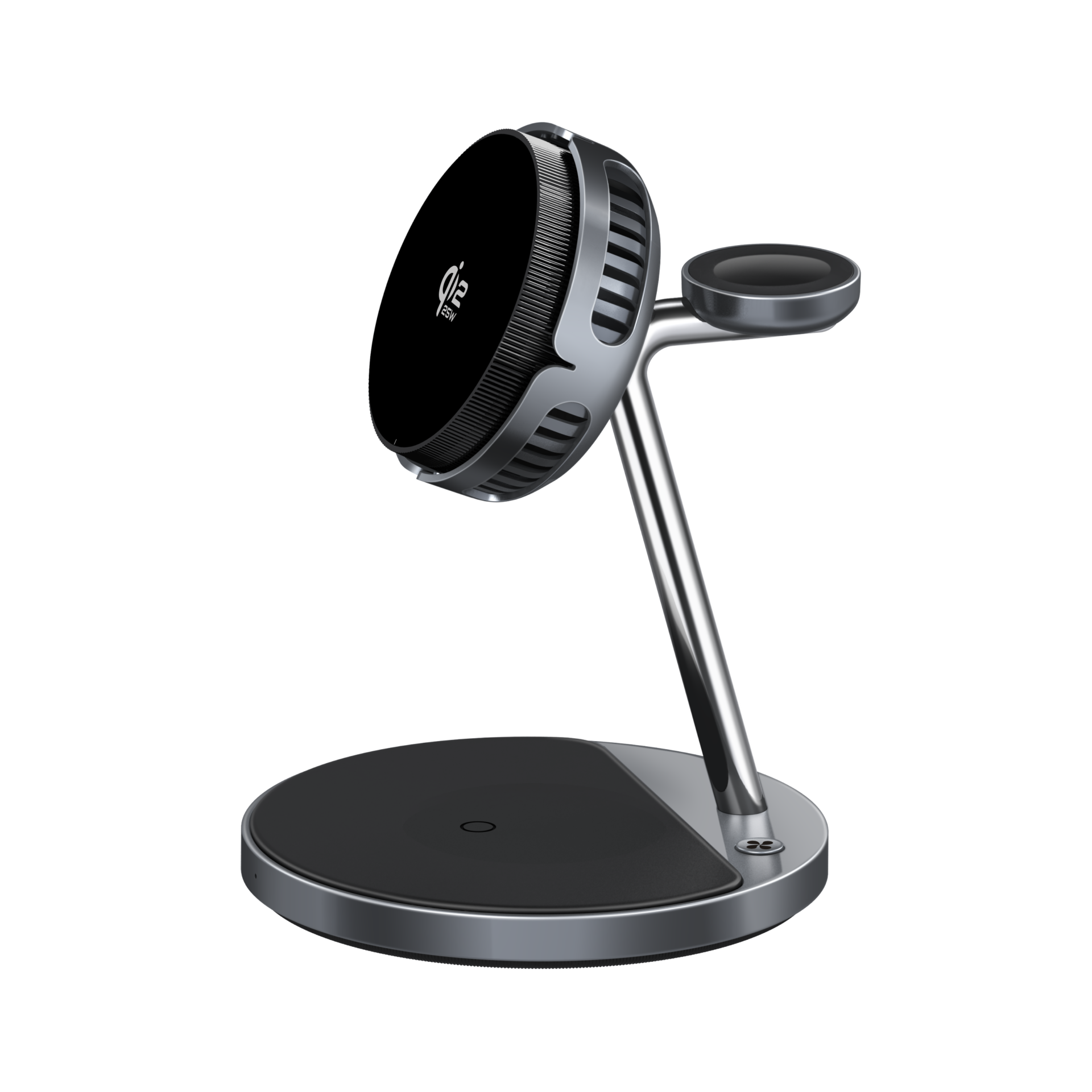 Qi2 Certified 25W 4-in-1 Magnetic Wireless Charger with Cooling Fan - Image 6