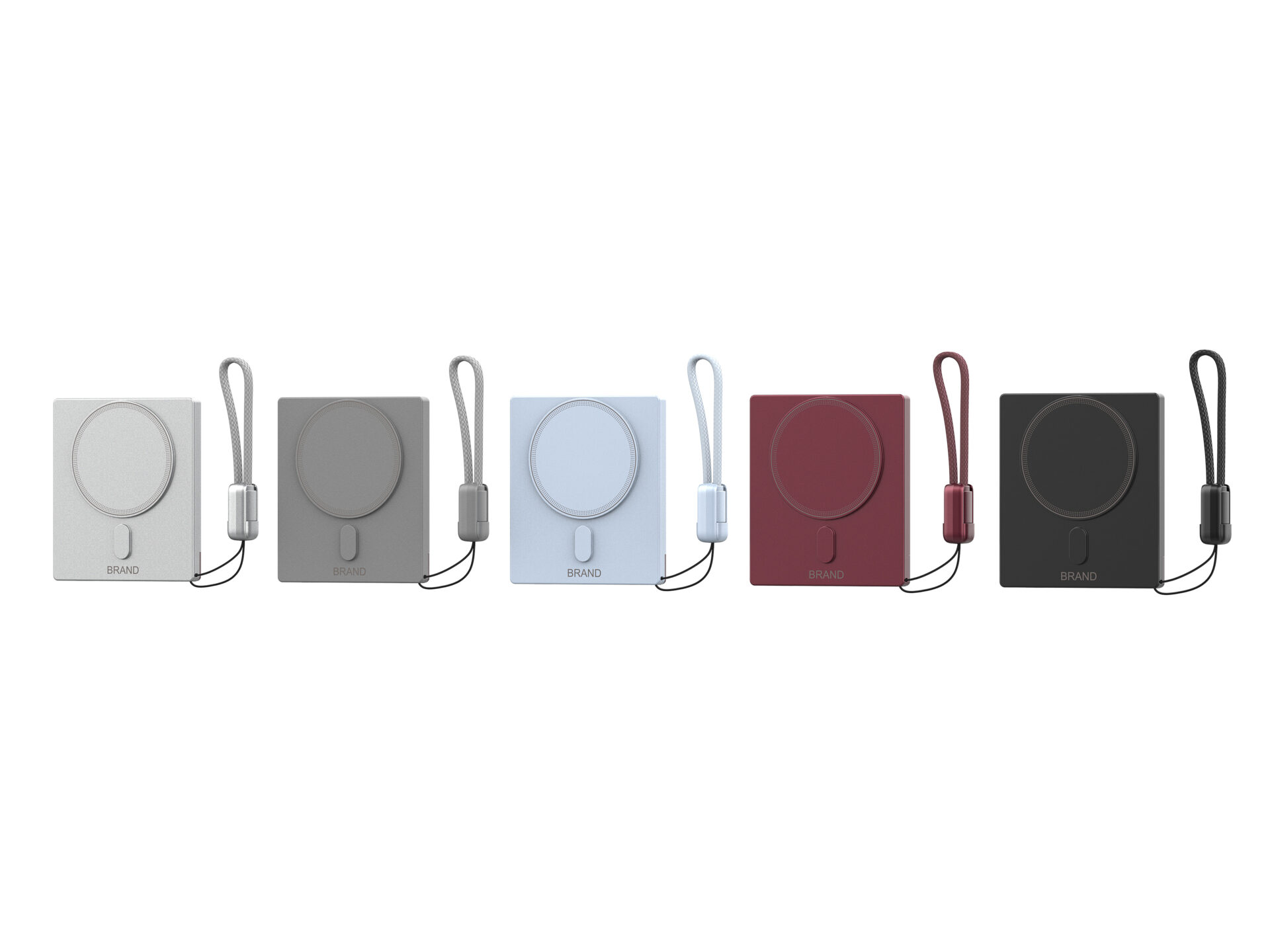 5000mAh Magsafe Wireless charging Power Bank for iPhone Duo Foldable Phone with stand&Lanyard - Image 7