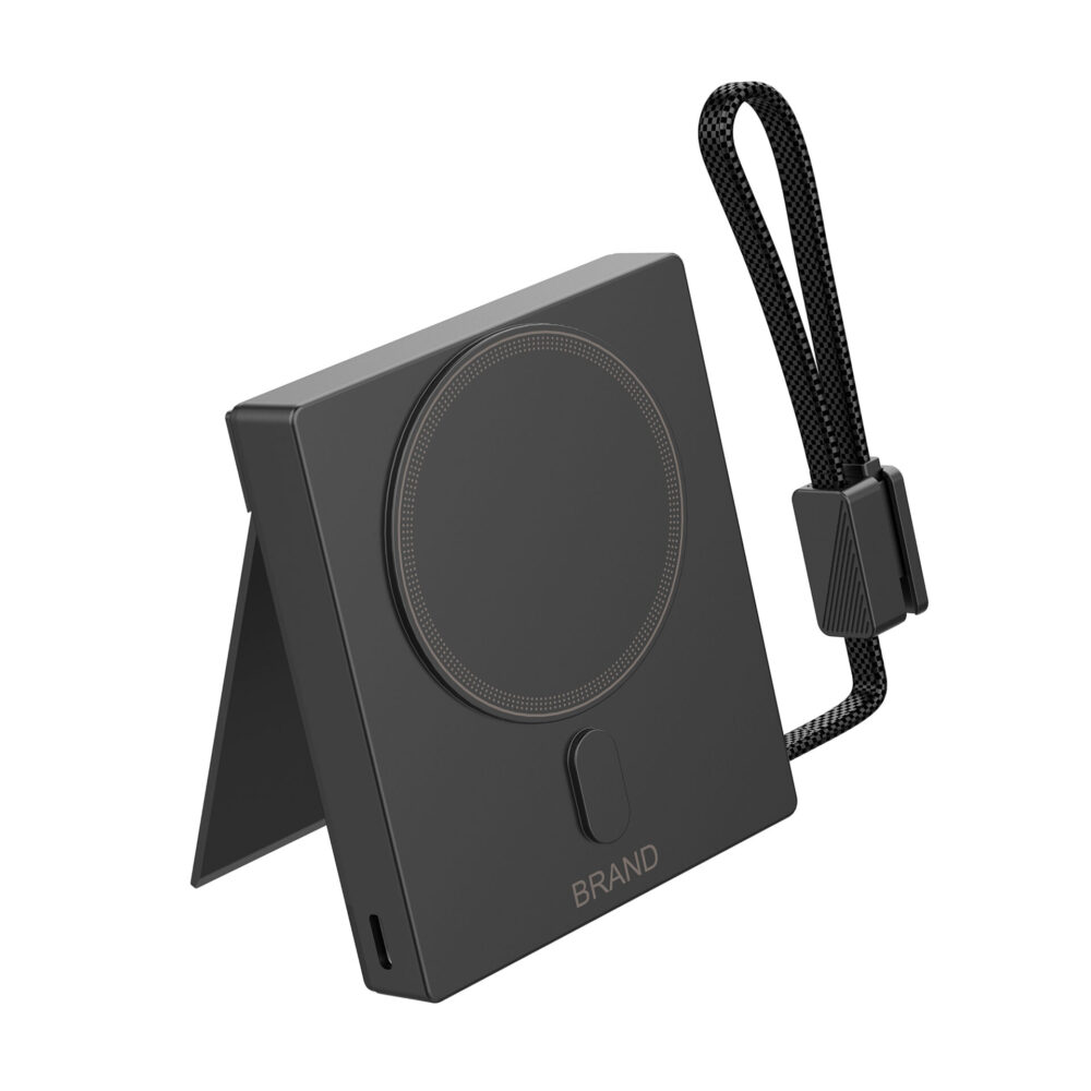 10000mAh Magnetic Wireless Portable Power Bank for iPhone Duo Foldable Phone OEM ODM Factory