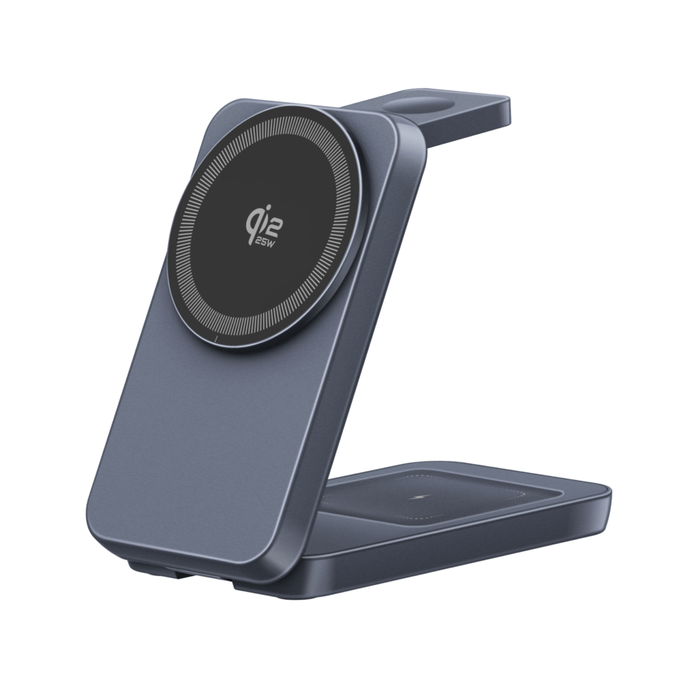 Qi2 Certified 25W 3 in 1 Foldable Magnetic Wireless Charging Stand